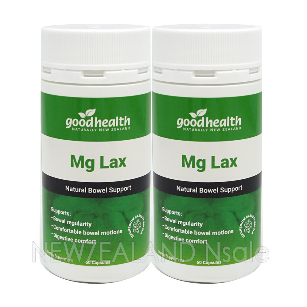 굿헬스 Mg Lax 60캡슐 배변활동 2통
