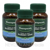 톰슨 원어데이 빌베리12000mg 60캡슐 3통 *