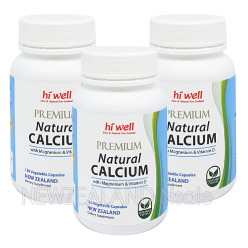 하이웰 프리미엄 해조칼슘(with Magnesium & Vitamin D) 120 베지캡슐  3통