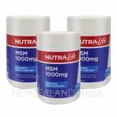 뉴트라라이프 식이유황 MSM 1000mg 120캡슐 3통