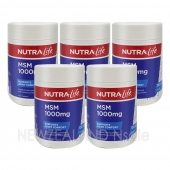 뉴트라라이프 식이유황 MSM 1000mg 120캡슐 5통