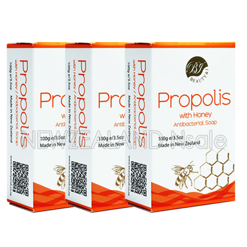 뷰티앤아이 프로폴리스&허니 비누 100g 3개
