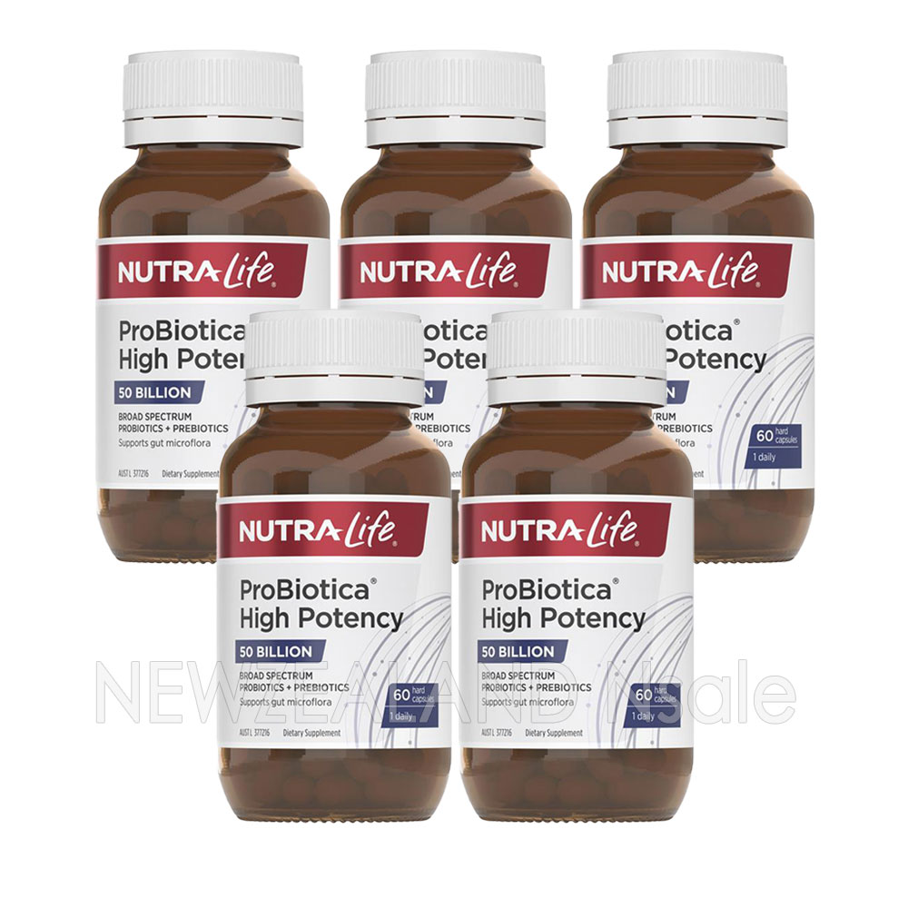 뉴트라라이프 프로바이오틱 500억 유산균 60캡슐 5통