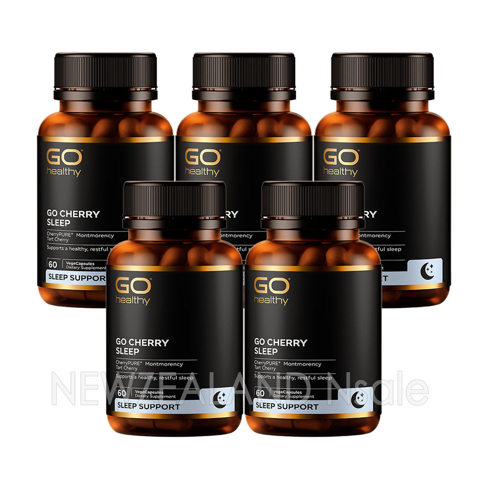 고헬씨 고 체리 슬립 60베지캡슐(수면에도움) 5통