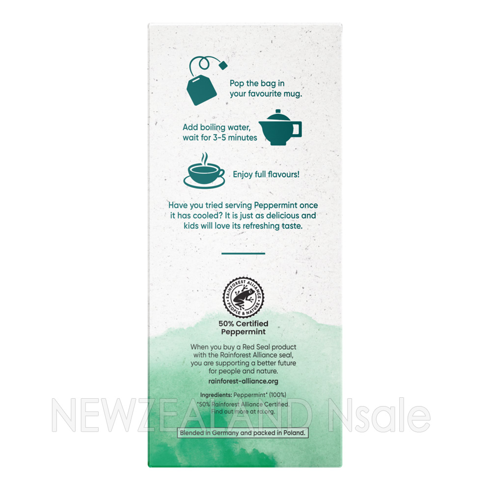 레드씰 페퍼민트 허브티(Peppermint Tea)25티백 5개