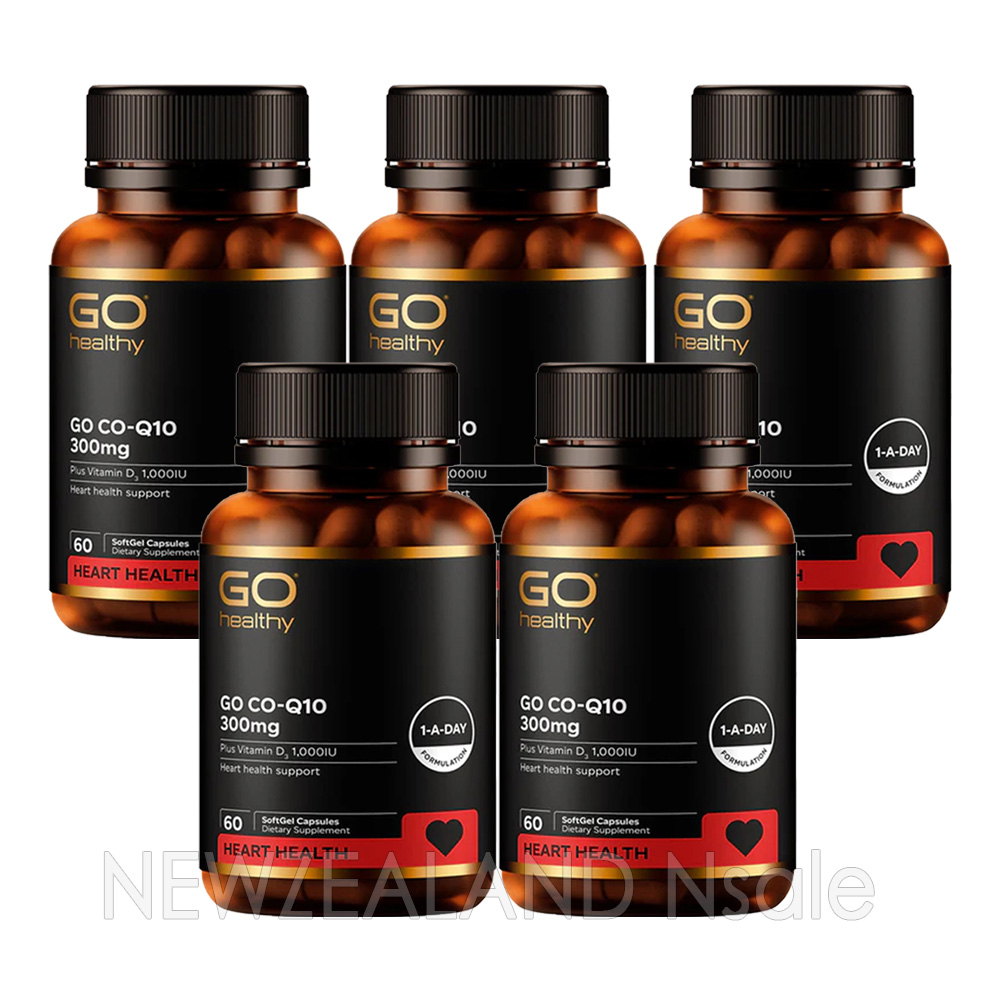 고헬씨 고 코엔자임 큐텐 CO-Q10 300mg 60캡슐 5통