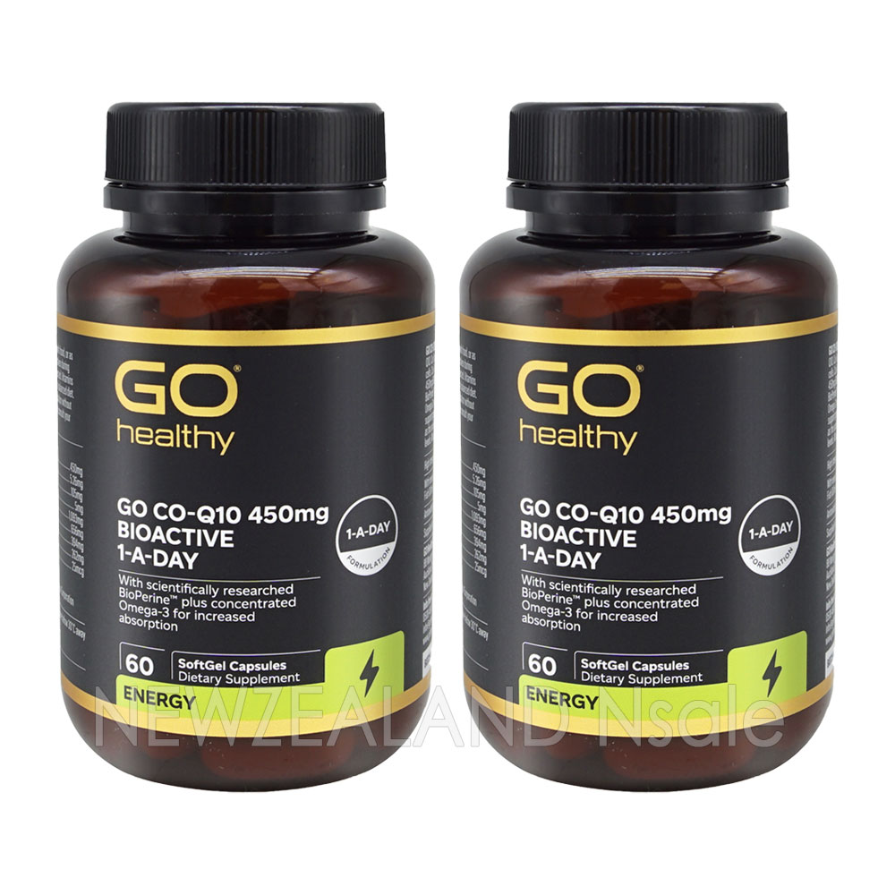 고헬씨 고 코엔자임 큐텐 CO-Q10 450mg 바이오액티브 원어데이 60캡슐 2통