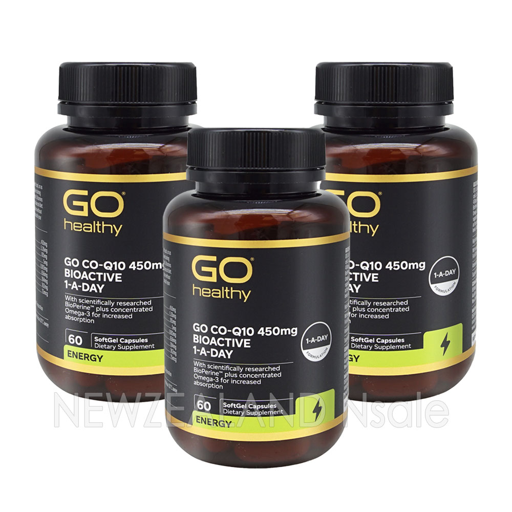 고헬씨 고 코엔자임 큐텐 CO-Q10 450mg 바이오액티브 원어데이 60캡슐 3통