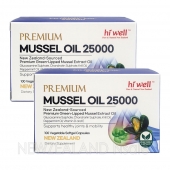 [20% 할인행사] 하이웰 프리미엄 초록입홍합 오일 25000mg 100베지캡슐 2통