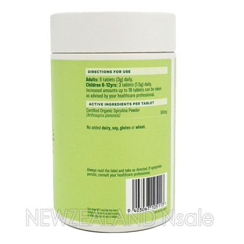 (오더베이스) 라이프스트림 유기농 스피루리나 부스트 500정 3통