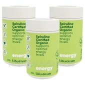 (오더베이스) 라이프스트림 유기농 스피루리나 부스트 500정 3통