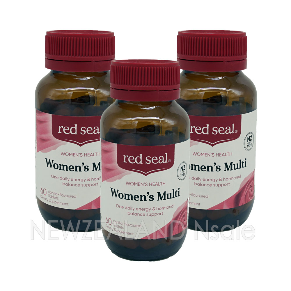 (오더베이스) 레드씰 여성 멀티비타민 원어데이 60정 3통 *