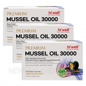 하이웰 프리미엄 초록입홍합 오일 30000mg 120캡슐 3통