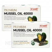 [20% 할인행사] 하이웰 프리미엄 초록입홍합 오일 40000mg 90소프트젤 2통