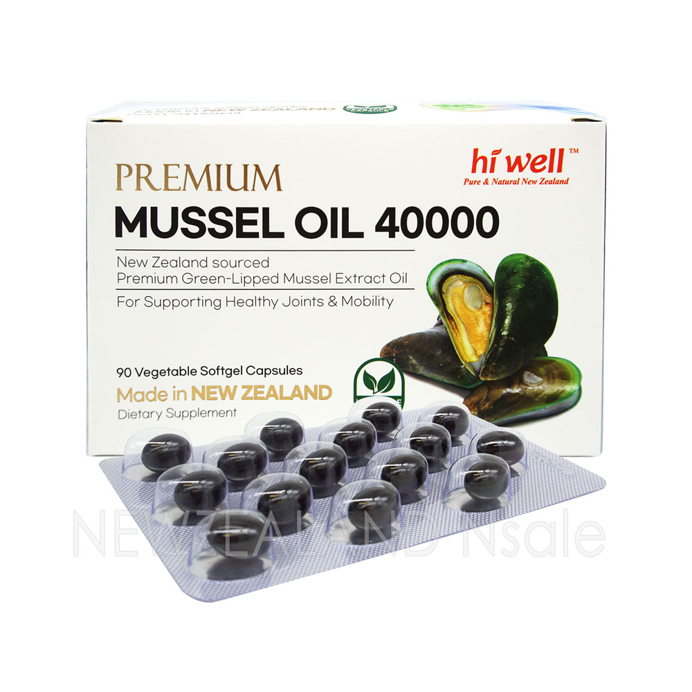 [20% 할인행사] 하이웰 프리미엄 초록입홍합 오일 40000mg 90소프트젤 1통