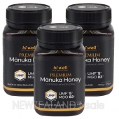 [20% 할인행사] 하이웰 프리미엄 마누카꿀 UMF5+ 500g 3통