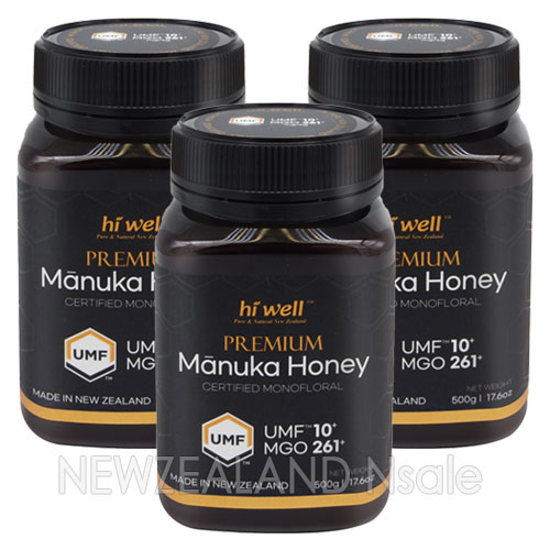 [20% 할인행사] 하이웰 프리미엄 마누카꿀 UMF10+ 500g 3통