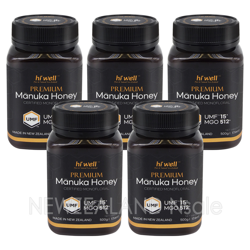 하이웰 프리미엄 마누카꿀 UMF15+ 500g 5통