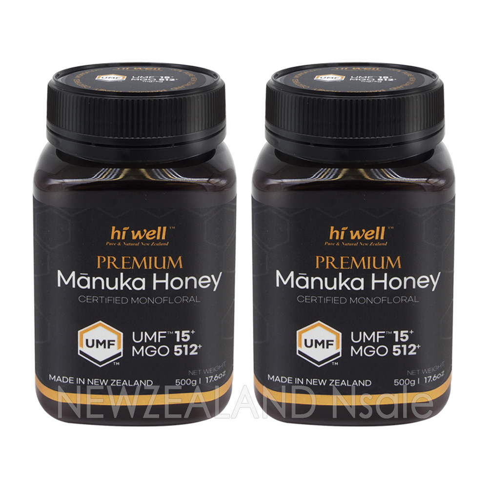 [20% 할인행사] 하이웰 프리미엄 마누카꿀 UMF15+ 500g 2통
