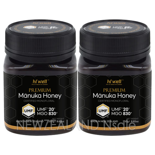 [20% 할인행사] 하이웰 프리미엄 마누카꿀 UMF20+ 250g 2통