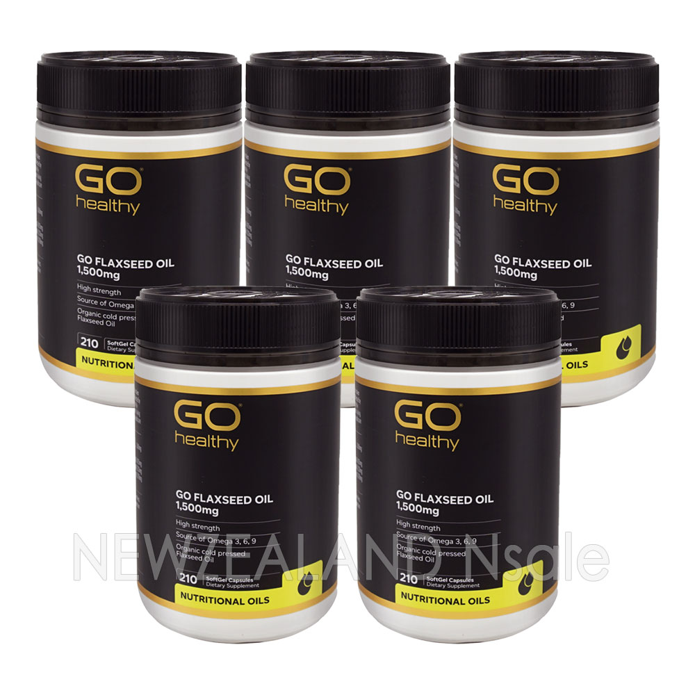 고헬씨 고 아마씨유1500mg 210캡슐 5통