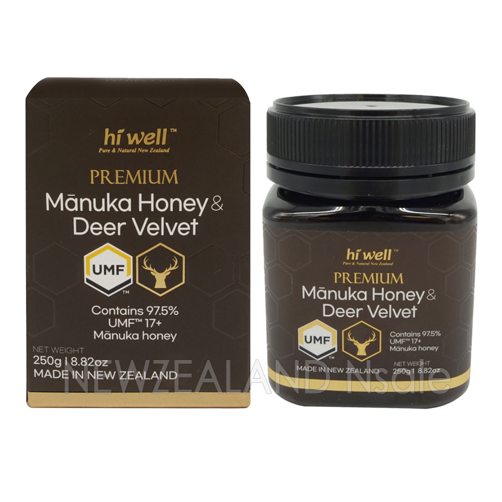 [20% 할인행사] 하이웰 마누카 UMF 17+ & 녹용 꿀 250g 1통
