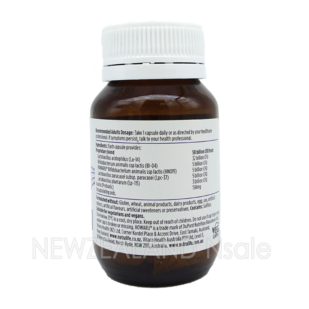 뉴트라라이프 프로바이오틱 500억 유산균 30캡슐 5통