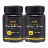 [20% 할인행사] 하이웰 프리미엄 마누카꿀 블랜드 허니 MGO 30+ 500g 2통