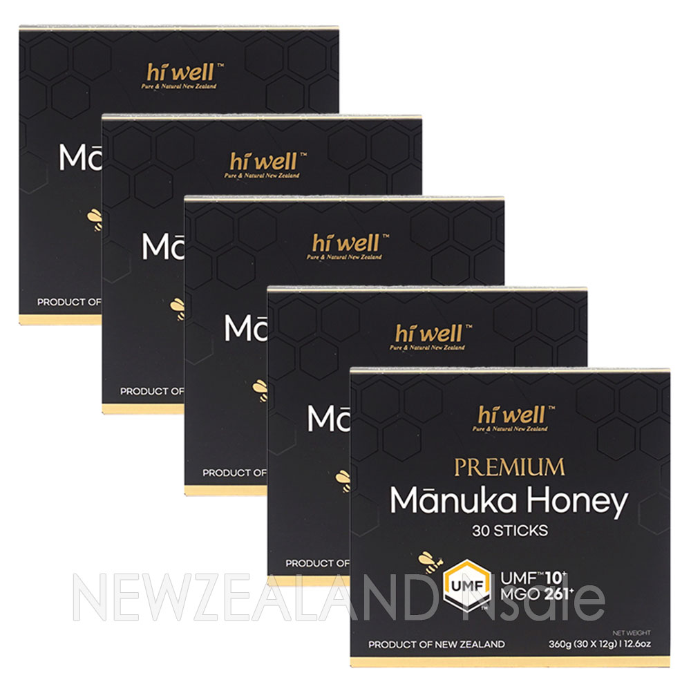 [20% 할인행사] 하이웰 프리미엄 마누카꿀 UMF 10+ 스틱 30개입 5박스