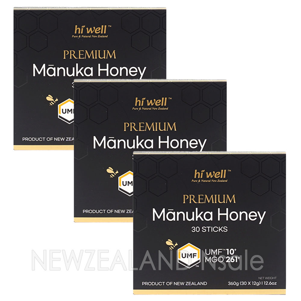 [20% 할인행사] 하이웰 프리미엄 마누카꿀 UMF 10+ 스틱 30개입 3박스