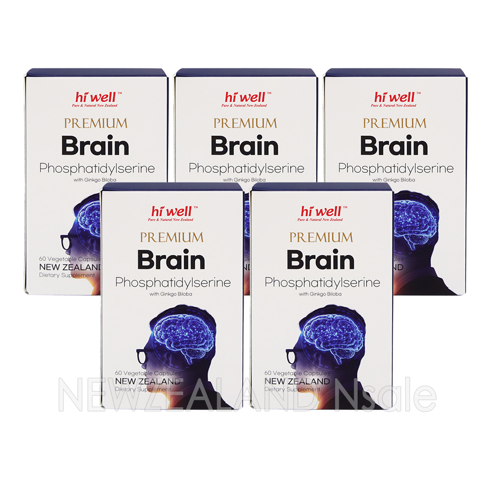 하이웰 프리미엄 브레인 포스파티딜세린 60베지캡슐 5통