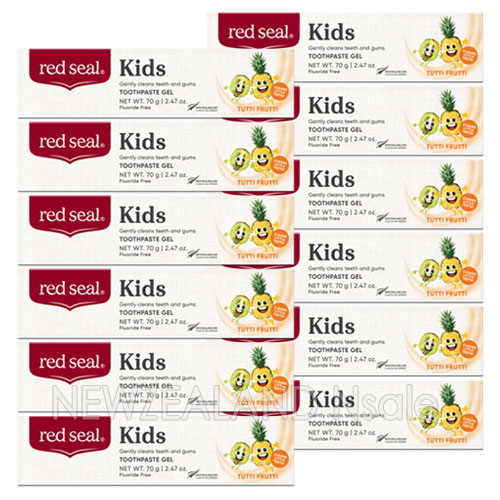 레드씰 키즈 투티프루티 치약 70g 12개