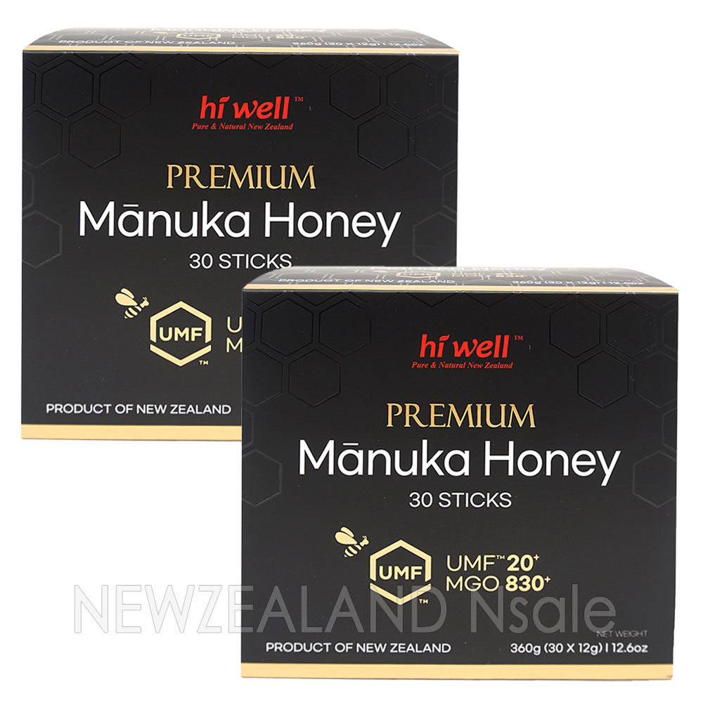 [20% 할인행사] 하이웰 프리미엄 마누카꿀 UMF 20+ 스틱 30개입 2박스